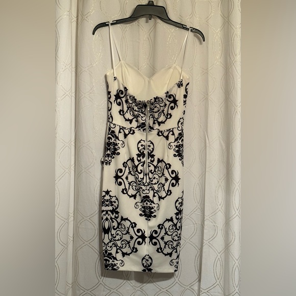 B. Darling black and white cocktail dress w/pockets - size 5/6 (juniors) - Picture 2 of 6